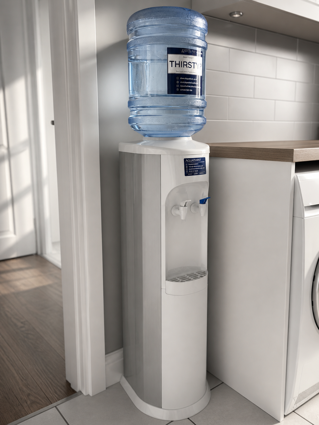 Bottle fed water coolers